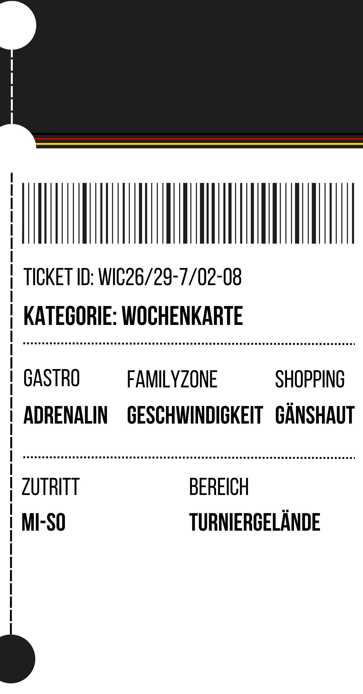 Eintrittskarte / Entrance ticket